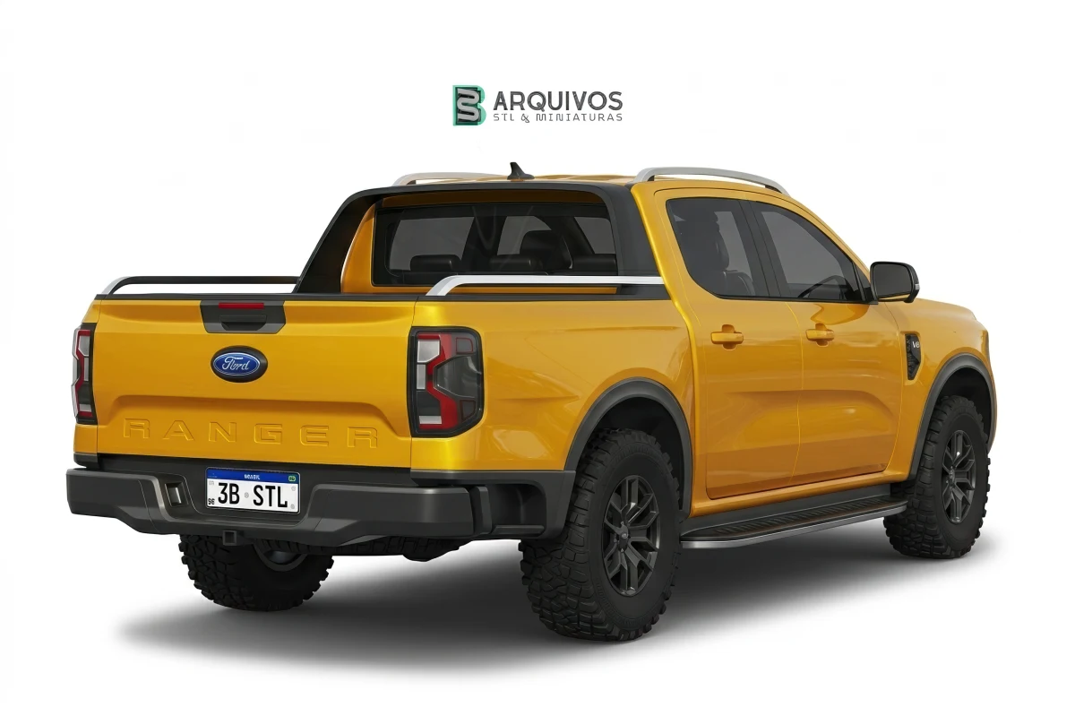 Modelo 3D STL - Ford Ranger Wildtrak 2023 — foto 5